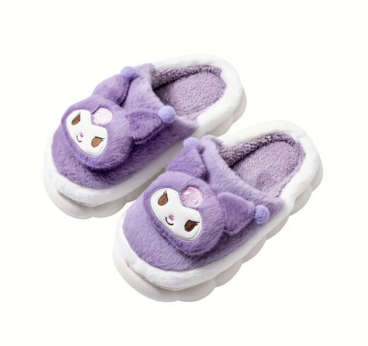 Kuromi Fluffy Slippers