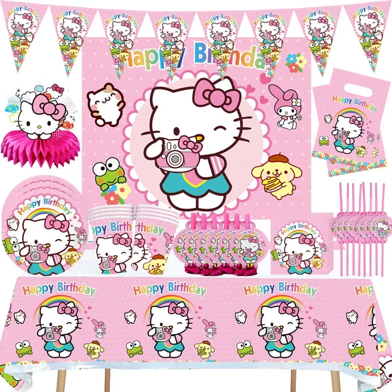 sanrio cracks bday decorations