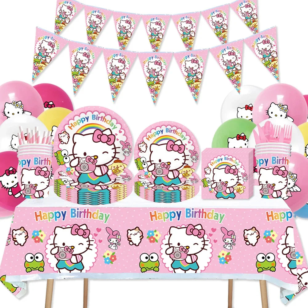 sanrio cracks bday decorations