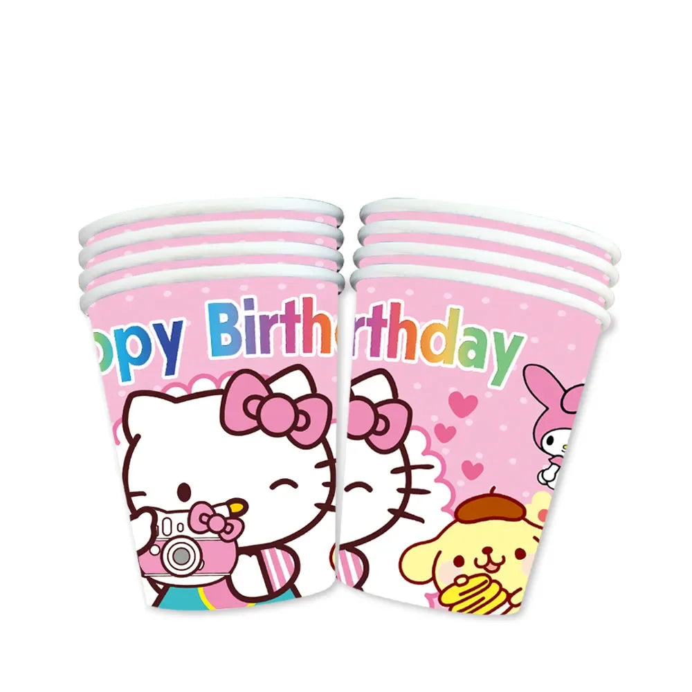 sanrio cracks bday decorations