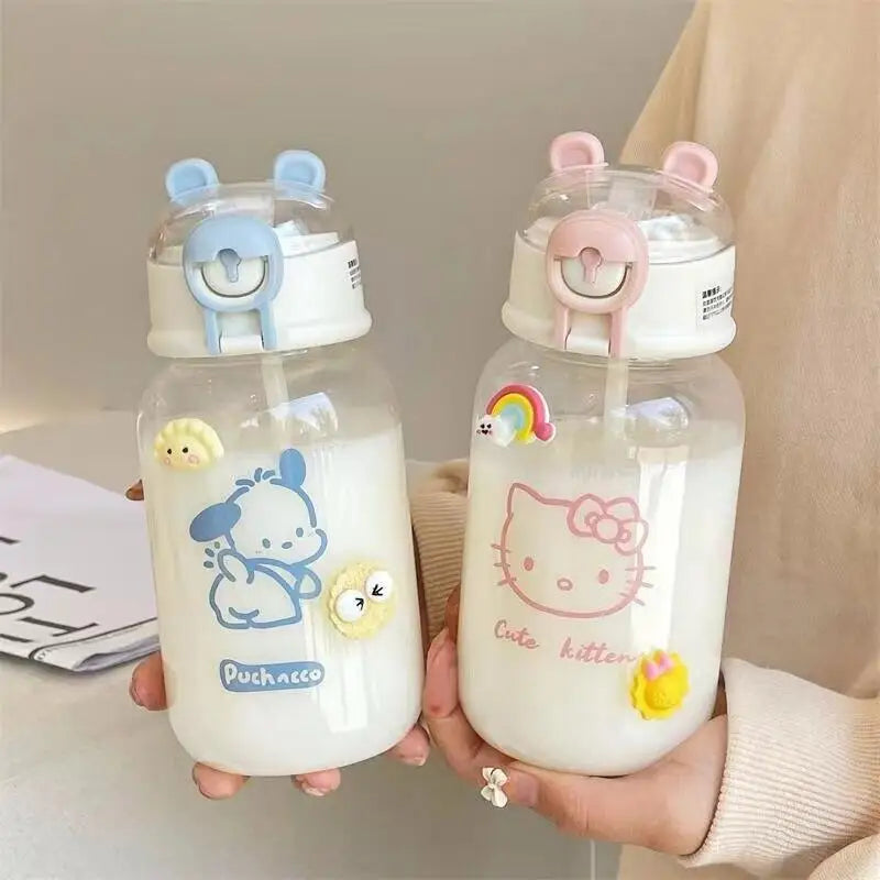 sanrio cracks clear cups